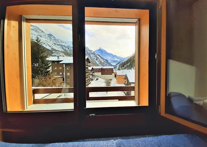 Daire - Studio/mezzanine A 2 Pas Du Telecabine Zinal